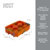 Sphere Ice Cube Tray (6 ct) in Colored Marble by HOSTÂ®