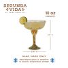 Artistico Recycled Margarita Glass Set by Twine LivingÂ®
