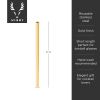 Belmont Stainless Steel Lowball Straws in Gold ViskiÂ®