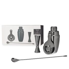 Gunmetal Mixologist Barware Set by ViskiÂ®