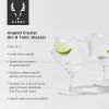 Angled Crystal Gin & Tonic Glasses by ViskiÂ®