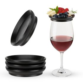 Wine Glass Topper Appetizer Plates by TwineÂ®