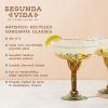 Artistico Recycled Margarita Glass Set by Twine LivingÂ®