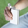 TrueFlaskâ„¢: 4 oz Stainless Steel Flask
