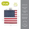 American Flag Flask by True