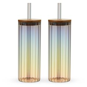 Rainbow Luster Tumblers Set by Twine LivingÂ®