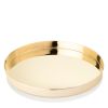 Belmont Round Serving Tray in Gold ViskiÂ®