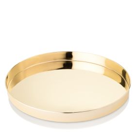 Belmont Round Serving Tray in Gold ViskiÂ®