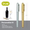 Wine Pens, Set of 2 for Bottles & Glasses by True