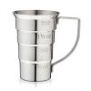 Harrison Stepped Jigger in Silver ViskiÂ®