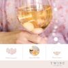 Rose Quartz Wine Gems Set of 6 by TwineÂ®