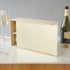 2-Bottle Paulownia Wood Wine Box by TwineÂ®