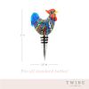 Rooster Glass Bottle Stopper TwineÂ®