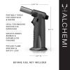Alchemi Bartender's Torch in Black ViskiÂ®
