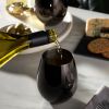 Gunmetal Stemless Wine Glasses by ViskiÂ®