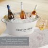 Stay Awhile Metal Drink Tub by TwineÂ®