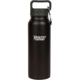 21 oz Black Stein Water Bottle Healthy Human