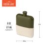 Matte Army Green Flask by Foster & Ryeâ„¢