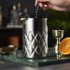 Harrison Double-Walled Mixing Glass in Silver ViskiÂ®