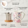 Baileyâ„¢ Botanical Bliss Ceramic Tea Mug & Infuser by Pinky U