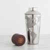 Globe Cocktail Shaker in Silver ViskiÂ®
