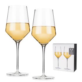 Raye Crystal Angled Chardonnay Glasses ViskiÂ®